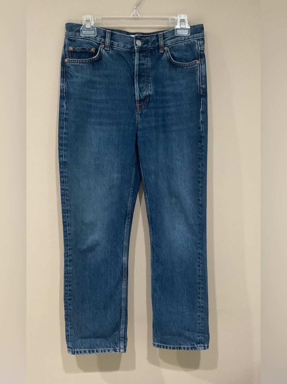 🌺🌺 Stockholm Atelier Women’s High Rise Soft Cotton Slim Jeans, Size 28